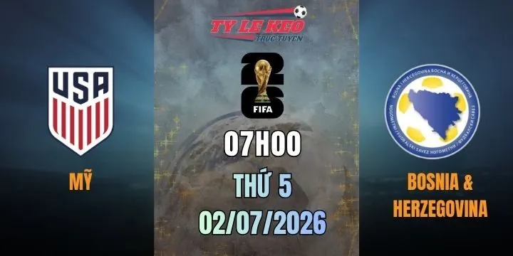 Kèo nhà cái Mỹ vs Bosnia và Herzegovina